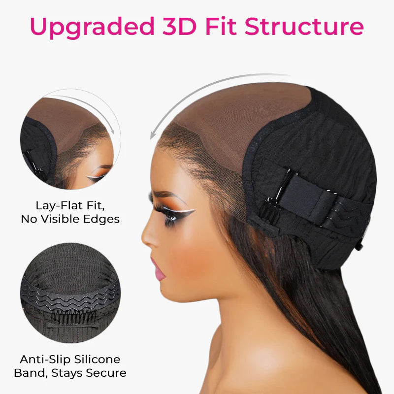 M-Cap Body Wave 9x6 Wear Go Glueless Wig Pre Bleached Tiny Knots HD Lace Wig
