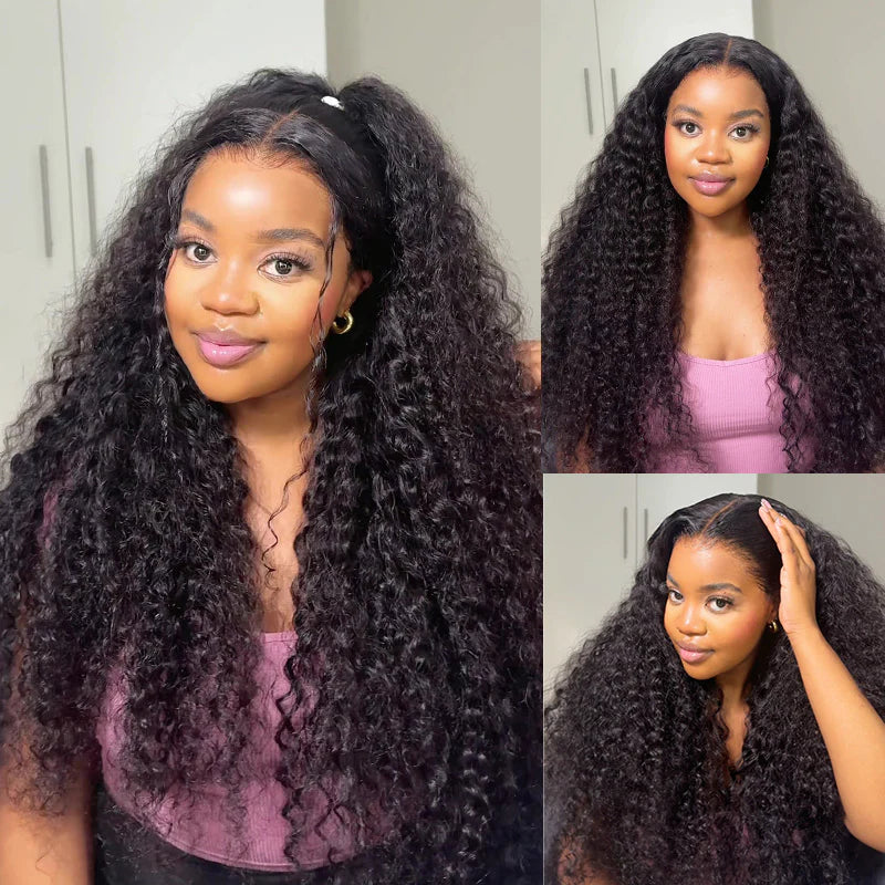 M-Cap Wear Go Water Wave 9x6 Pre-Bleached Tiny Knots Pre-Plucked HD Lace Glueless Wig